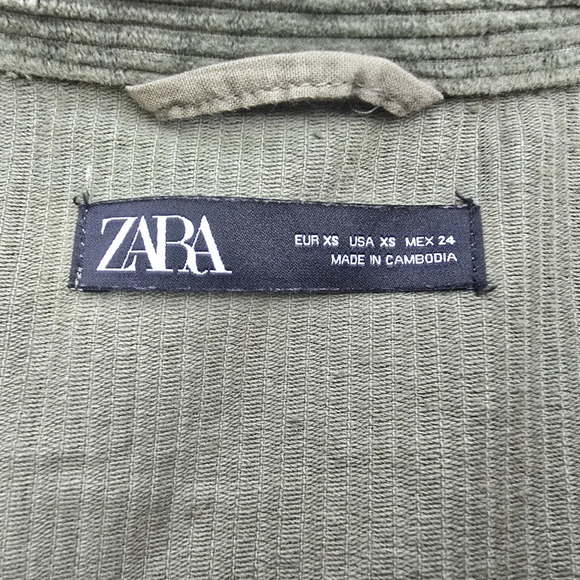 Zara Olive Green Utility Jacket for Women - Picture 8 of 8
